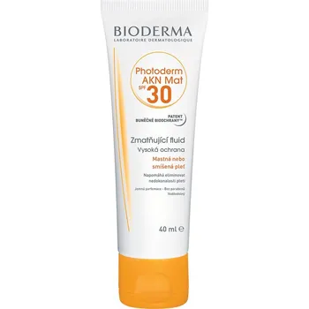 Přípravek na opalování Bioderma Photoderm AKN Mat Fluid SPF30 40 ml