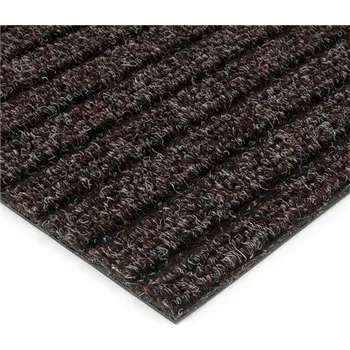 Rohožka Hnědá kobercová čistící zóna FLOMA Shakira - D 100cm, Š 100cm a V 1,6cm 83331020