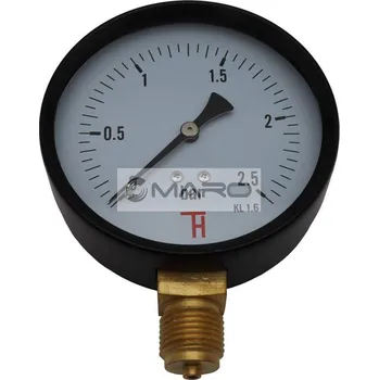 Thermis Manometr standardní 312 spodní ø100 mm, bar 0- 2,5, 1/2", 3122,5bar