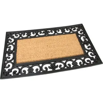 Rohožka Gumová kokosová rohož Rectangle - Deco - 75x45x1,7cm 70450100