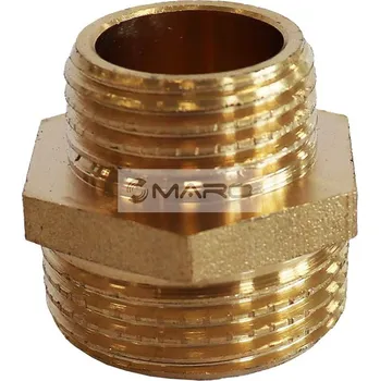 Instalatérský materiál Vsuvka mosazná č.245 MM redukovaná 1/2" x 1/4", T0077