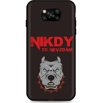 Pouzdro na mobilní telefon Kryt Xiaomi Poco X3 silikon Nikdy to nevzdám (obal neboli pouzdro na Xiaomi Poco X3)