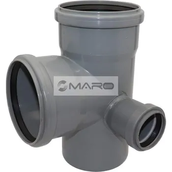 kanalizace Odbočka paneláková HTEP 87,5° nízká 110/110/50 mm, pravá, COPAA58