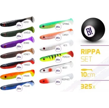 Umělá nástraha Delphin Sada nástrah BOMB Rippa / 325ks - 10cm