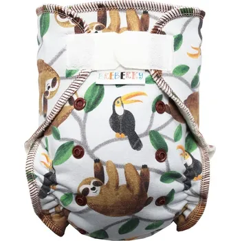 Plena Breberky BIO Kalhotková plenka s GOTS (M) - Lenochod a tukan SZ