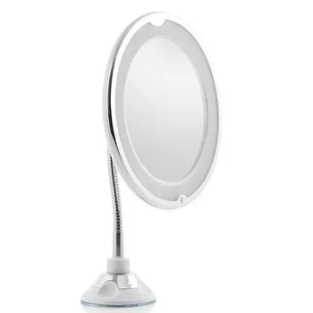 InnovaGoods LED zvětšující zrcátko nastavitelnou rukojetí a přísavkou Mizoom