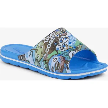 Chlapecké pantofle Chlapecké pantofle COQUI LONG PRINTED Sea blue 30/31