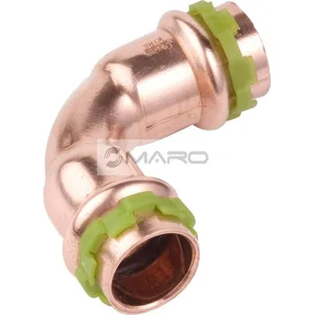 Instalatérský materiál KAN-therm Copper V Koleno Cu lisovací 90° SP5002V pro vodu/topení A/A 54 mm, 2261302007