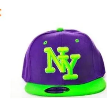 Kšiltovka Skate kšiltovka čepka barevná neon - fialová NY BARCLEYS AMERICAN CAP