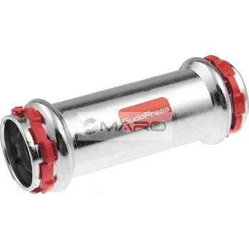 Instalatérský materiál KAN-therm Steel Nátrubek přesuvný z uhlíkové oceli lisovací, pro topení, profil "V" 35 mm, 1562080004