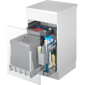 Odpadkový koš Müllex BOXX40-R P, odpadkový koš pro čelní výsuv, antracit