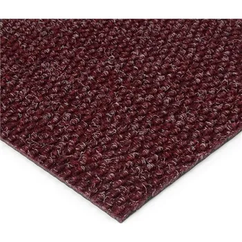 Rohožka Červená kobercová zátěžová čistící zóna FLOMA Fiona - D 150cm, Š 200cm a V 1,1cm 83332373