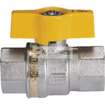 Instalatérský materiál Kohout kulový na plyn s motýlem FF 1", 5933011