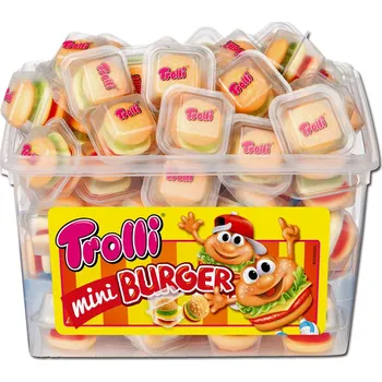 Bonbon Trolli Mini Burger 60 ks