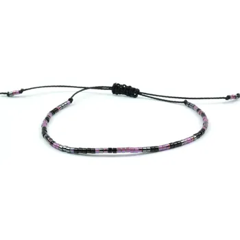 Náramek Moni náramek korálky Miyuki Gold 21