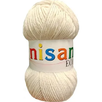 Příze Příze Nisan Eco 955 bílá Lanoso