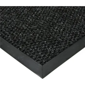 Rohožka Černá textilní zátěžová čistící rohož Fiona - 50x90x1,1cm 77225203