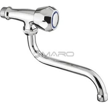 Vodovodní baterie Baterie na jednu vodu nástěnná s kulatým ramínkem 160 mm, chrom, GB 09.810 CR