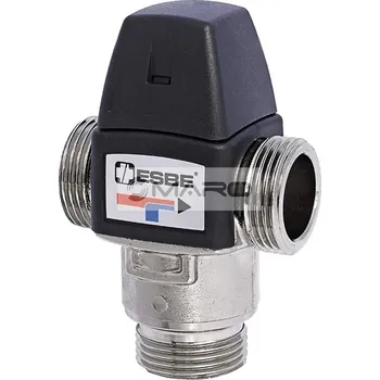 Ventil ESBE Ventil termostatický směšovací VTA332 s vnějšími závity DN20, 3/4", 32 - 49°C, Kvs=1,2 m³/h, 31150200