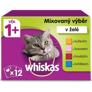 Krmivo pro kočku Whiskas Adult Mixovaný výběr v želé 48x 85 g