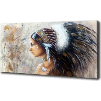 Obraz Foto obraz na plátně Indiánka