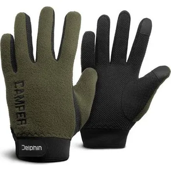 Rybářské oblečení Fleecové rukavice Delphin CAMPER XL