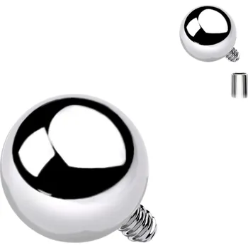 Piercing Atreya Mikrodermál - titanová kulička Velikost: 1,2 mm x 2 mm