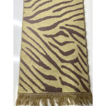 Šála Šála Pyramid béžová zebra