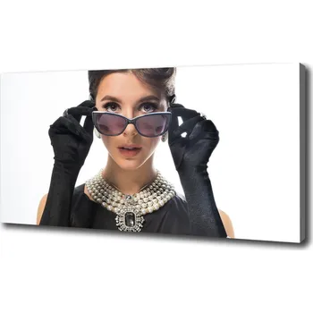 Obraz Foto obraz na plátně Žena s brýlema