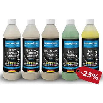 5. stupňový program péče o karoserii Marvelous - set 5x500ml