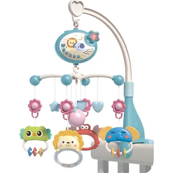 Kolotoč nad postýlku Recenze Kolotoč Music Mobile modrý