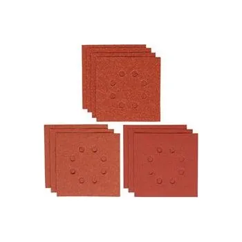 Brusný papír Stanley papíry pro vibrační brusku 114x114mm děrované