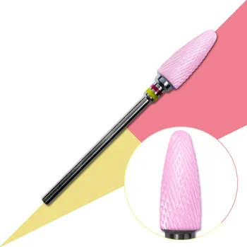 Bruska na nehty ENII NAILS Fréza růžová keramika -velmi jemná hrubost