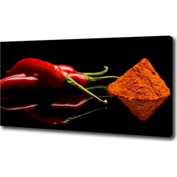 Obraz Foto obraz na plátně Chilli a cayenne