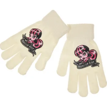 Rukavice Dětské rukavice krémové Monster High
