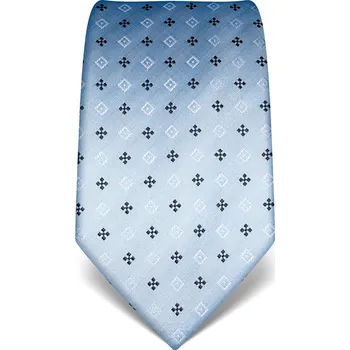 Kravata Vincenzo Boretti Hedvábná kravata modrá nevšední vzor 21987