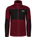 Pánská fleece mikina NORDBLANC GLEAMY 7642 ČERVENÁ S
