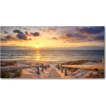 Obraz Foto obraz skleněný horizontální Stezka na pláž