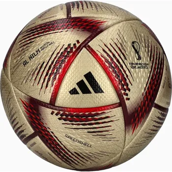 Fotbalový míč adidas Al Hilm 2022 Pro HC0437 zlatý 5