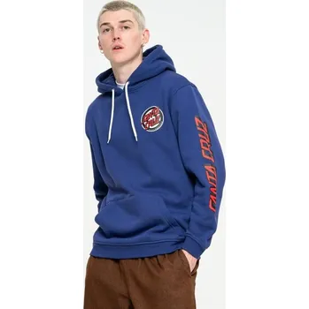 Pánské oblečení SANTA CRUZ mikina - Roskopp Target Hood Navy Blue (NAVY BLUE)