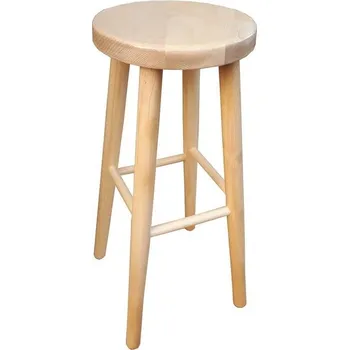 Jídelní stůl Bukový barový taburet MET z masivu Výška: 61