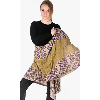 Šála Šála MAHILA fialovo-žlutá