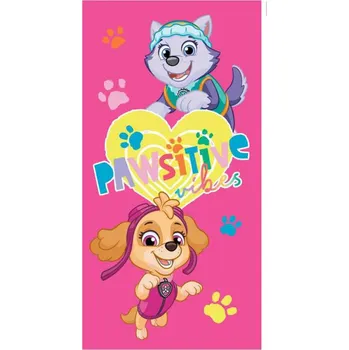 Setino Dětská bavlněná plážová osuška Tlapková Patrola - 70 x 140 cm