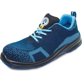 Pracovní obuv BRINDISI MF S1 ESD polobotka modrá/černá - 48