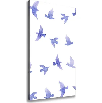 Obraz Vertikální Foto obraz na plátně Modré vlaštovky