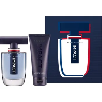 Parfém Tommy Hilfiger Tommy Hilfiger Impact SET: Toaletní voda 100ml + Cestovný sprej 4ml + Sprchový gél 100ml Pre mužov Toaletní voda