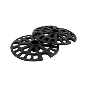 Trekingová hůl YATE Talířek velký, průměr 90 mm, pár Černá talířek