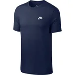Pánské tričko s krátkým rukávem Nike SPORTSWEAR CLUB modré AR4997-410 - M | UK 9,5 | US 12