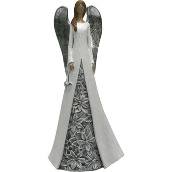 Vánoční dekorace Goba Anděl keramický 27 cm