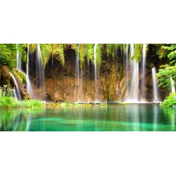 Obraz Foto obraz skleněný horizontální Plitvická jezera